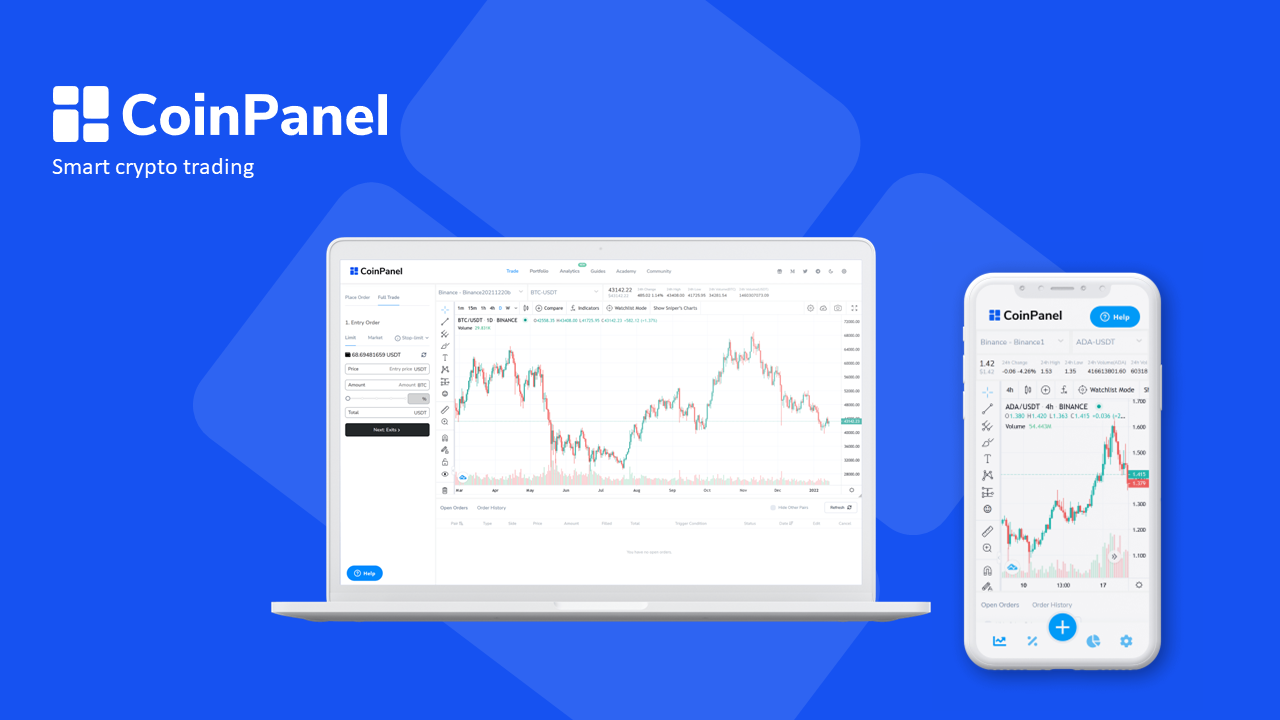 Banner CoinPanel -smart crypto trading